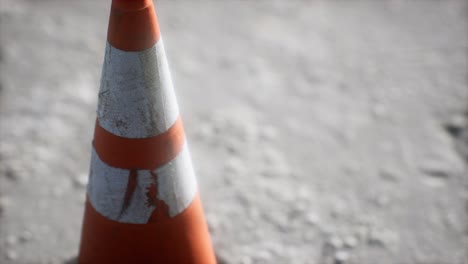 orange-and-white-striped-traffic-cone
